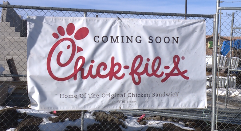 Chick-fil-A coming soon sign