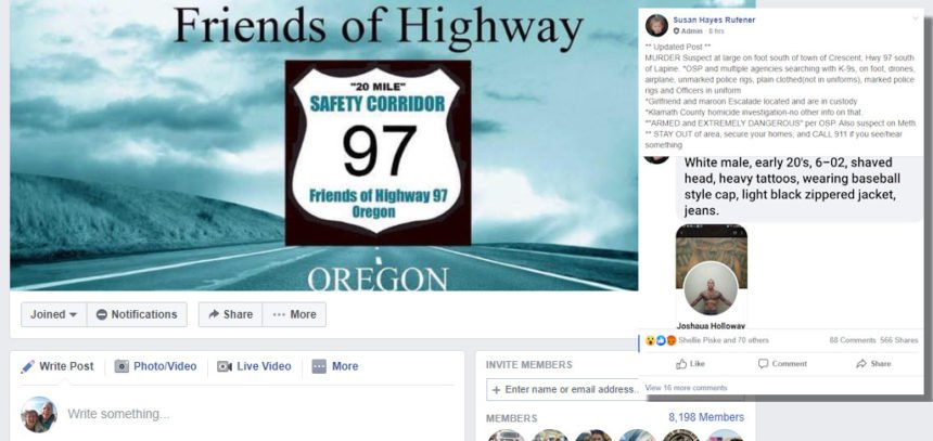 Friends of Highway 97 Facebook page
