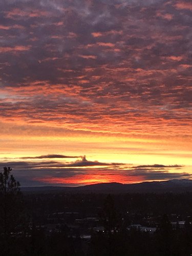 Overturf Butte sunrise Susan Hopkins 1227