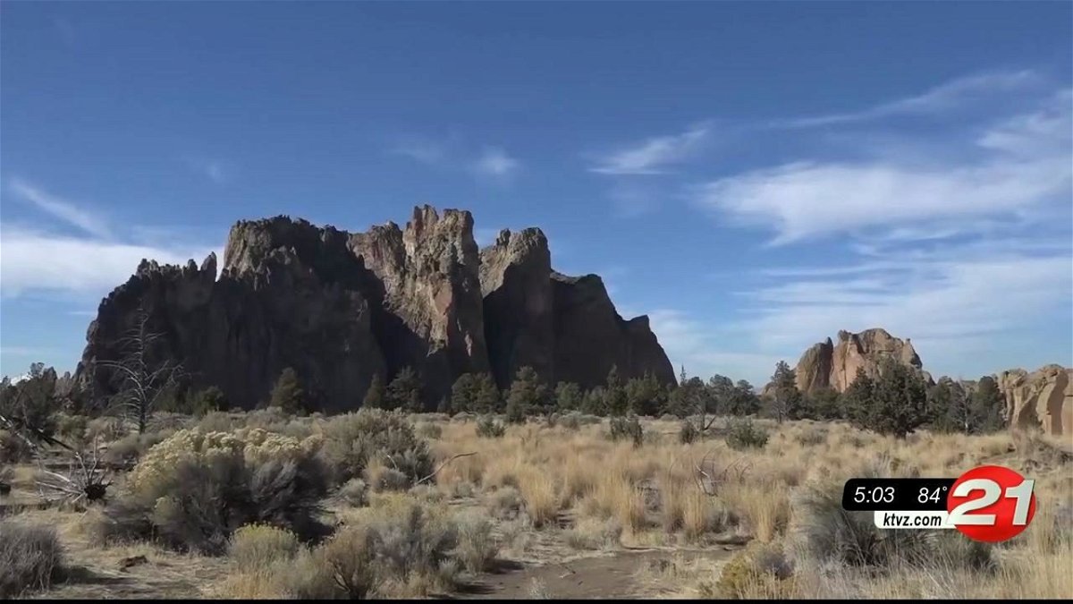 Rescuers come to aid of fallen, injured person at Smith Rock State Park