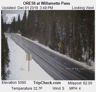 State Hwy. 58 Willamette Pass 1201-1