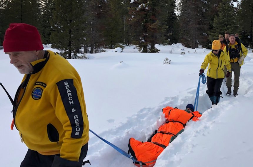 DCSO SAR Meissner XC skier rescue 1-19-1