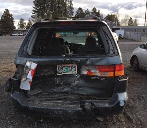 Nissan Rogue in Hwy. 97 crash Bend PD 1-6-2