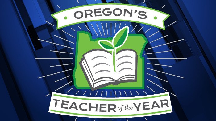 Oregon's Teacher of the Year logo
