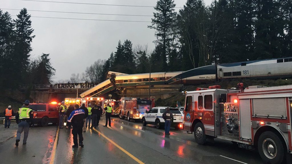 Three people were killed, dozens hurt in Wash. Amtrak derailment in 2017