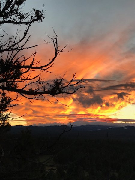 Sunset over Mt. Bachelor Frank Debrick 2-7