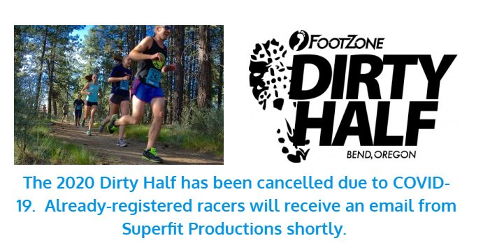 FootZone Dirty Half Marathon 2020 canceled