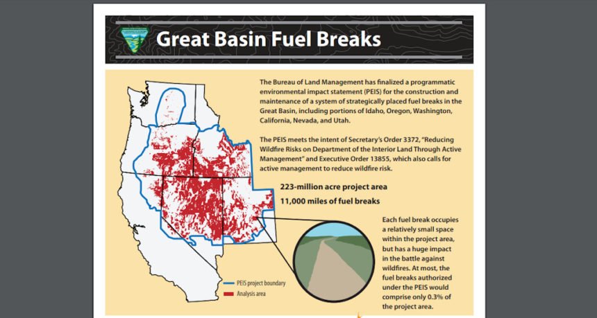 Great Basin Fuel Breaks BLM