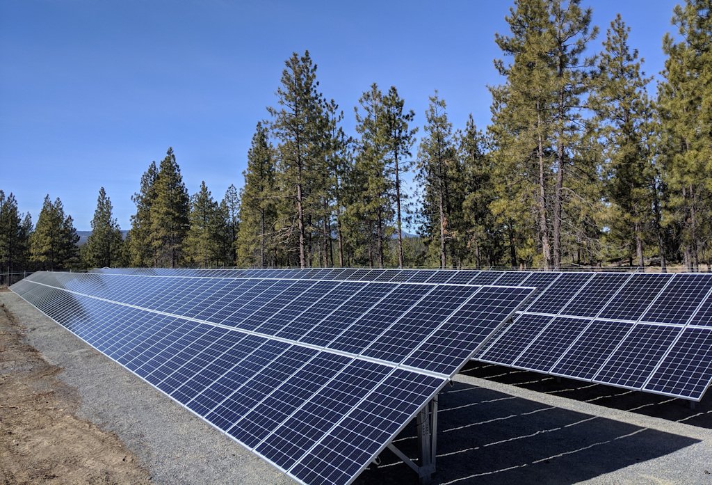 Bend has installed 324 solar modules at its water filtration plant west of the city
