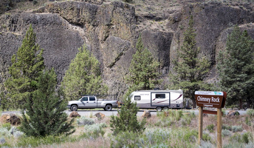 Chimney Rock Campground Crooked River BLM