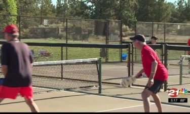 A South Jersey pickleball family at James Atkinson Memorial Park is helping a member fighting cancer.