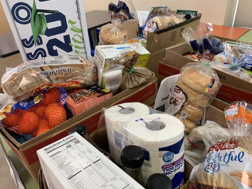Redmond Cares food donations