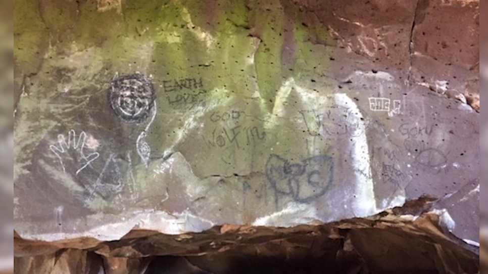 Vandalism, graffiti in caves are illegal; new order covers variety of activities