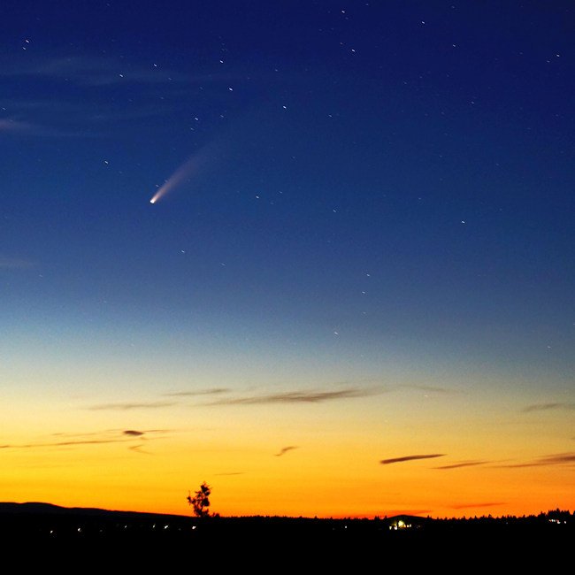 Comet Neowise Crooked River Ranch Jeff Scholz 713
