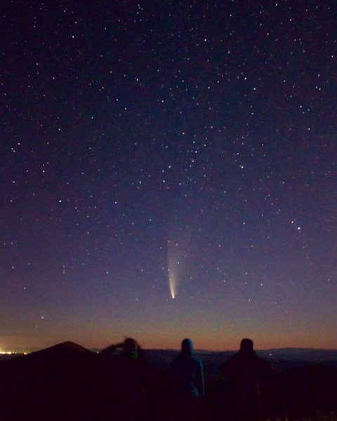 Comet Neowise from Pine Mtn Phia Morton