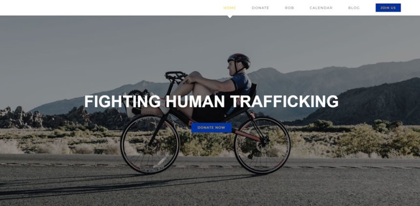 Rob deCou human trafficking ride