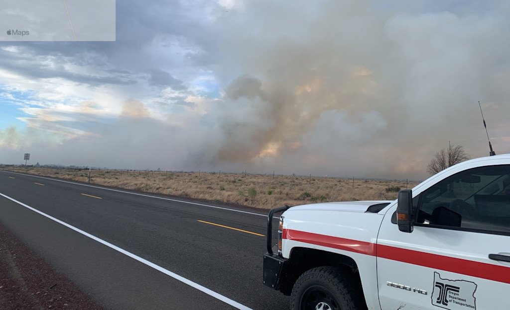 Warm Springs wildfire that grew to nearly 800 acres now 75 percent