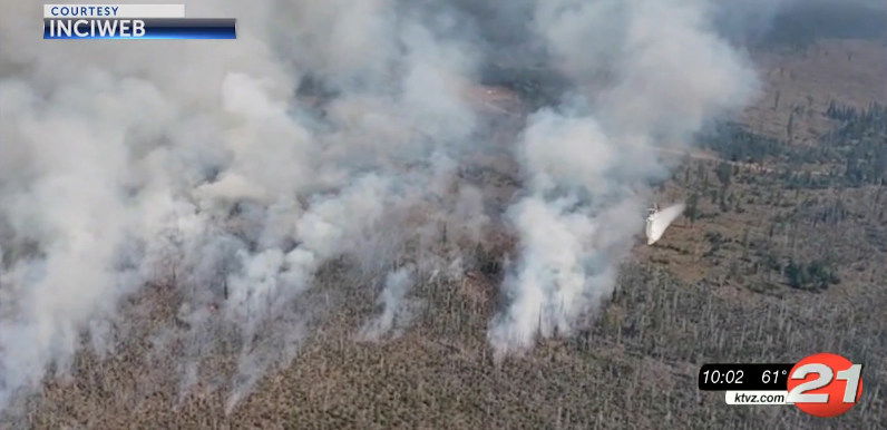 Winds, heat test lines on the Lionshead Fire - KTVZ