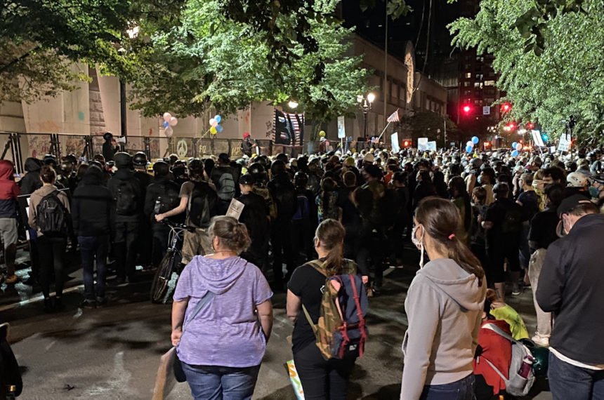 Portland Police Declare Unlawful Assembly During Protest Ktvz