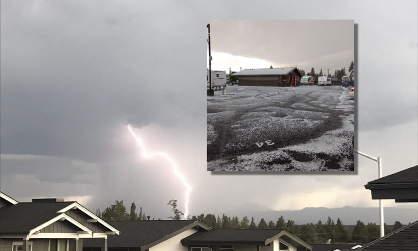 Redmond lightning Ed Hughes La Pine hail Terri Knotts 85