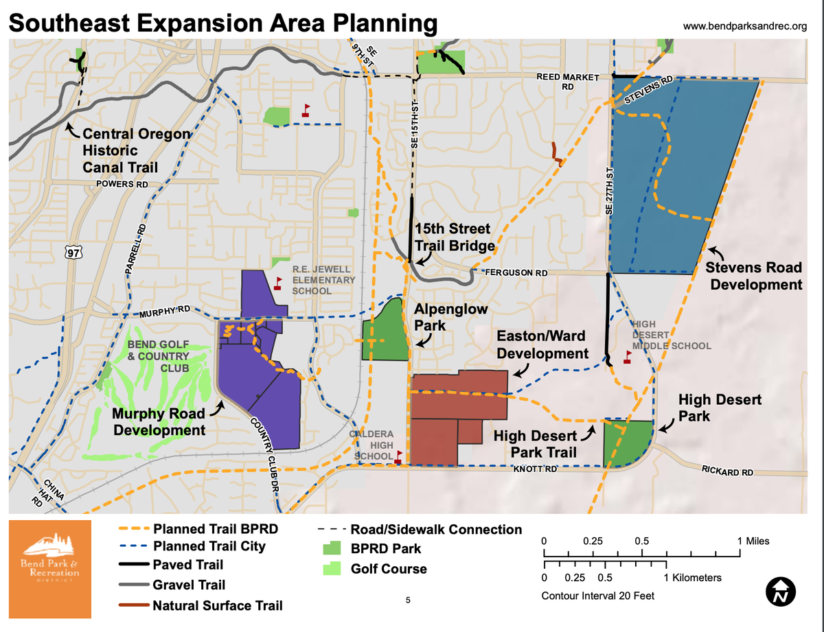 Bend Park and Rec District plans more trails in fast-growing southeast ...