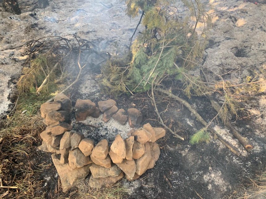 Escaped campfire Ochoco National Forest