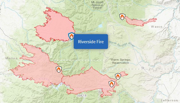 Oregon Fires Near 900 000 Acres Riverside Beachie Creek Expected To Merge Ktvz