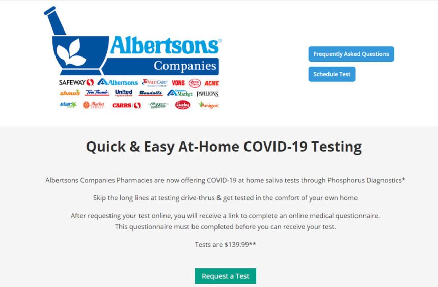 Albertsons Safeway COVID-19 testing