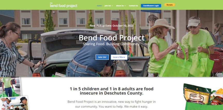 Bend Food Project website