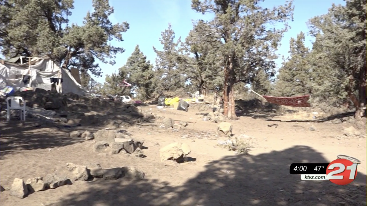 Several homeless camps have been located on the city of Bend's Juniper Ridge property