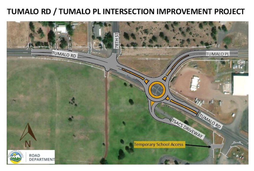 Tumalo Road Tumalo Place roundabout project