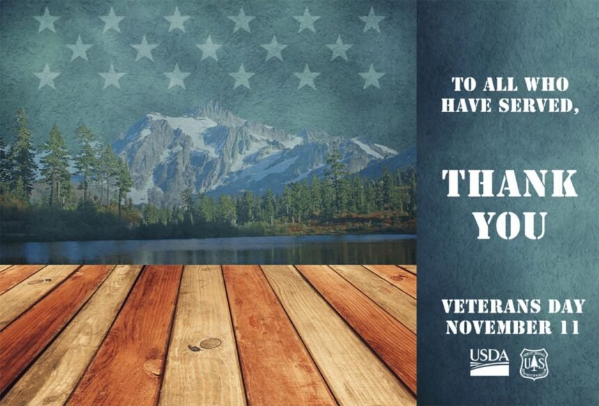 Veterans Day Thank You USFS