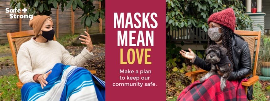Masks Mean Love Safe and Strong OHA 1229