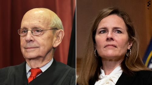 Stephen Breyer Adds Respect To His Dissent Of Amy Coney Barrett S First Opinion Ktvz