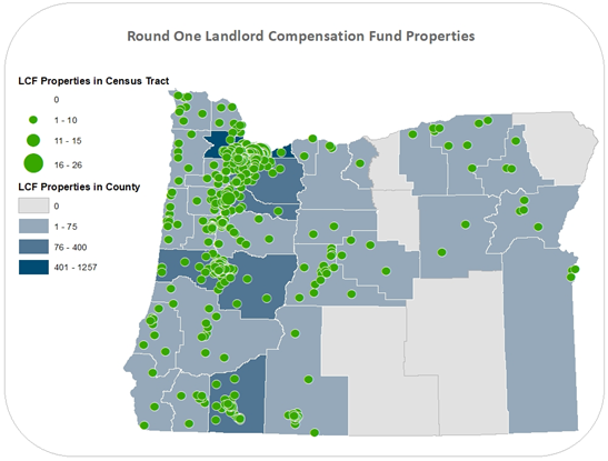 Round 1 Landlord Compensation Fund properties