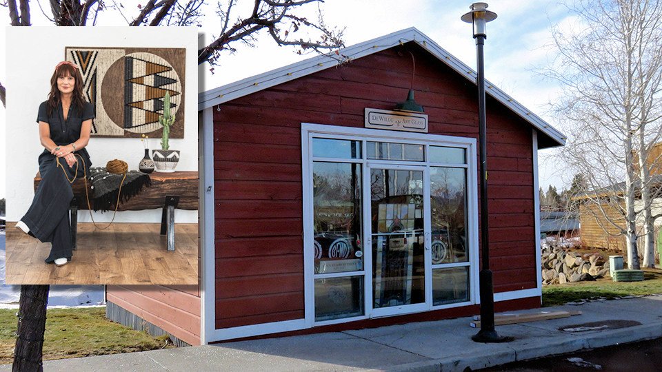 Artist Anna Amejko Peterson will take up residence in the historic 'Little Red Shed' in Bend's Old Mill District