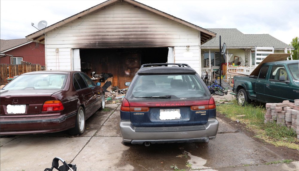 Crook County firefighters kept NE Prineville garage fire from reaching home, except for some smoke