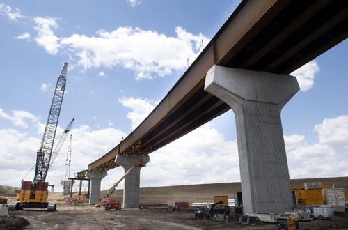 On 11-mile construction site, a bridge rises - KTVZ