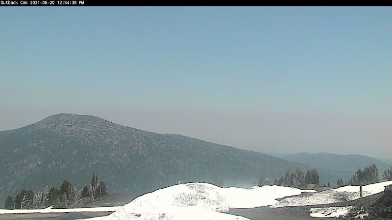 Mt. Bachelor Outback smoky haze toward Bend