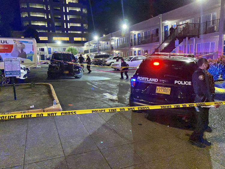 Portland officer involved shooting motel PPB 624