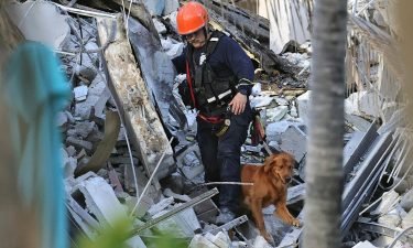 Rescuers are frantically searching for survivors trapped beneath the rubble of a partially collapsed condominium tower in Surfside