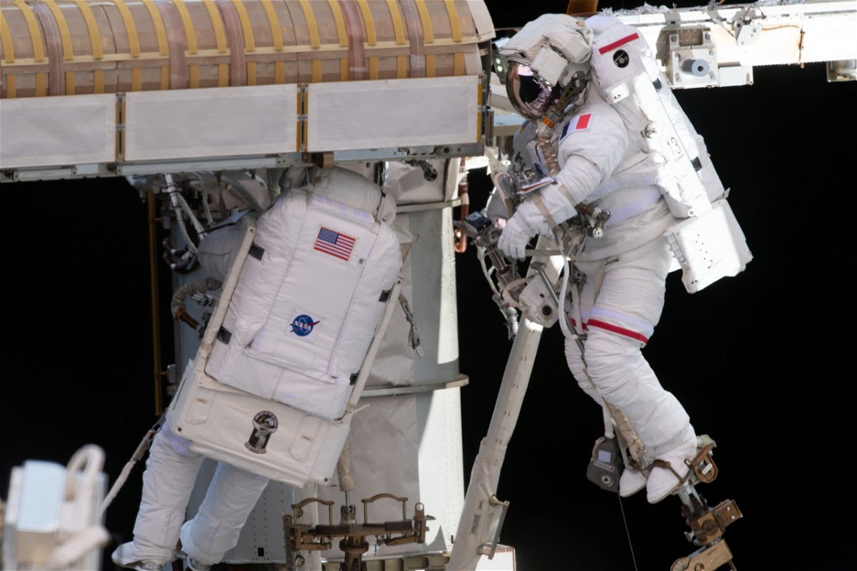 <i>NASA</i><br/>The astronauts installed one new ISS Roll-Out Solar Array on June 20.