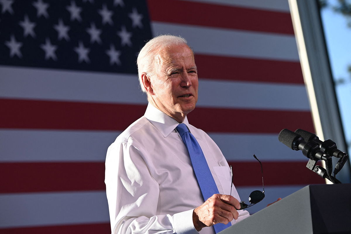 <i>Brendan Smialowski/AFP/Getty Images</i><br/>President Joe Biden will tour a mobile vaccination unit and meet with frontline workers and grassroots volunteers while in Raleigh