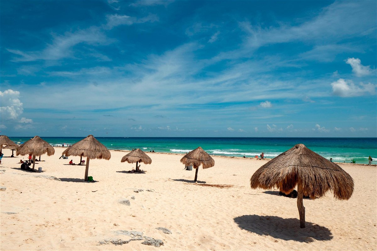 <i>Donald Miralle/Getty Images</i><br/>Life's a beach on the sands around Cancun.
