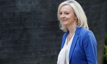 Britain's International Trade Secretary Liz Truss arrives at Downing Street in central London on June 15. The United Kingdom has begun talks on joining a Pacific trade partnership that it sees as one of its biggest opportunities to forge economic alliances beyond Europe after Brexit.