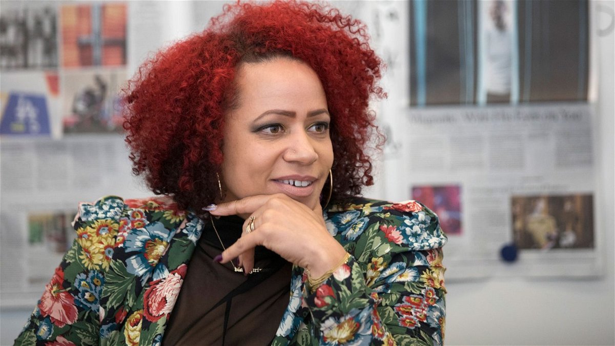 <i>James Estrin/The New York Times/Redux Pictures</i><br/>Nikole Hannah-Jones during an interview after winning a MacArthur Foundation Fellowship