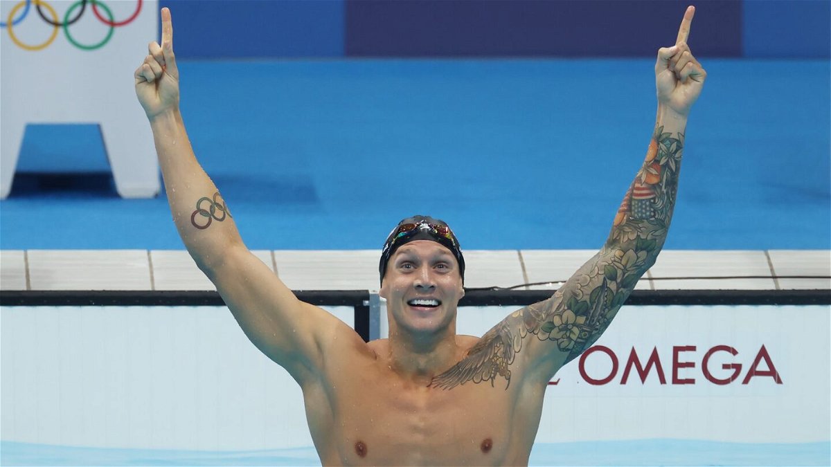 Caeleb Dressel sets Olympic record in 100 free, wins first individual