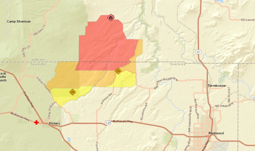 New evacuation levels and boundaries are on interactive map online