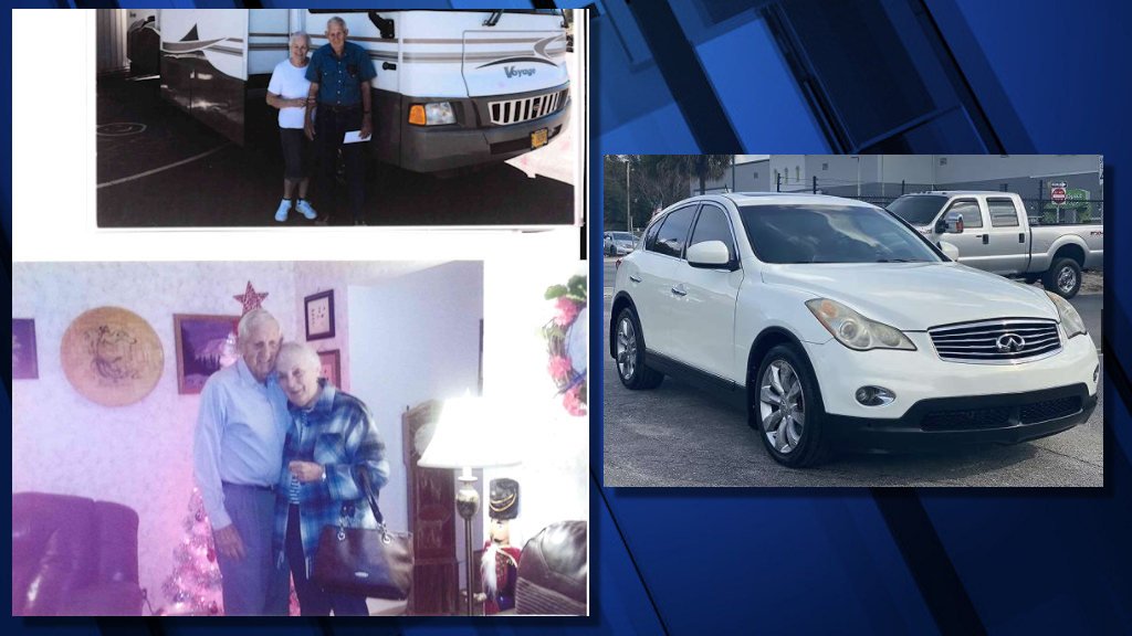 Prineville police seek help finding missing woman, Betty Counts, 83, driving her white Infiniti EX3 with Oregon license plate 873 MNT, similar to one in photo