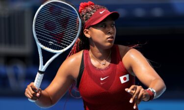 Naomi Osaka at the 2020 Tokyo Olympics